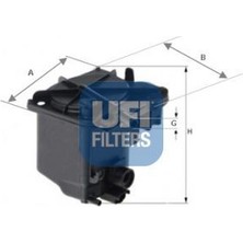 Ufı 2402700-YAKIT Filtresi PARTNER-206-207-307-308-407-BERLINGO-C2-C3-C4-C5-FIESTA-FOCUS-C-M