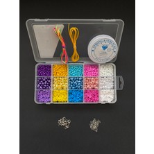 Livza Bijuteri 15 Gözlü Kutuda Incili Hobi Takı Yapım Seti