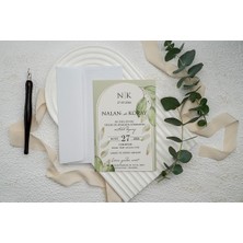 ABC Ofis Düğün Davetiyesi Ekonom Erdem Davetiye 9344