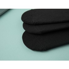 English Home Moi Pamuk Polyester Erkek 3'lü Babet Çorap 40-44 Siyah