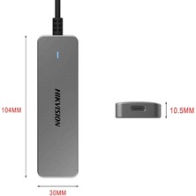 Hıkvısıon USB Hub 3.0 Udb Çoklayıcı 4in1 Dizüstü ve Bilgisayar Pc Kullanımı Için USB 3.0 Type-C Güç Çıkışlı DS401 (4 Port 3.0 USB Çoklayıcı)