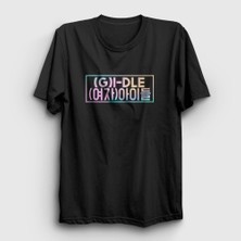 Presmono Unisex Siyah Colors K-Pop G I Dle T-Shirt