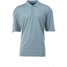 Oppland Erkek Polo Yaka Arma Cepli Kısa Kollu Düz Renk Normal Kesim Premium Pamuklu Kumaş T-Shirt