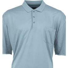 Oppland Erkek Polo Yaka Arma Cepli Kısa Kollu Düz Renk Normal Kesim Premium Pamuklu Kumaş T-Shirt