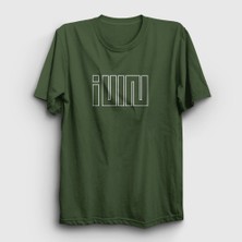 Presmono Unisex Haki Logo K-Pop G I Dle T-Shirt