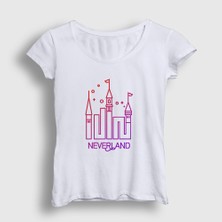 Presmono Kadın Beyaz Neverland K-Pop G I Dle T-Shirt