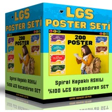 Enine Boyuna Eğitim LGS Poster Seti %100 Kazandıran Posterler