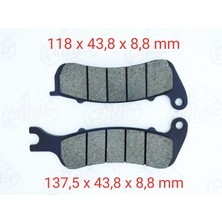 Motohane Ön Fren Disk Balatası Mr Vulture 125I