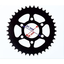 Motohane Bajaj Pulsar Ns 200 Arka Dişli 520-38T Iç 58 mm