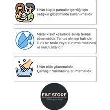 e&f Store Nar Çiçeği Pembesi Emzik Zinciri - Kumaş Pamuk Bağcıklı Emzik Askısı - Emzik Tutacağı