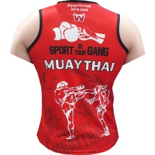 WhiteFace Muay Thai Tişörtü & Muay Thai Atleti & Muaythai Maç Tişörtü & Muaythai Maç Atleti & Muaythaı