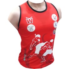 WhiteFace Muay Thai Tişörtü & Muay Thai Atleti & Muaythai Maç Tişörtü & Muaythai Maç Atleti & Muaythaı