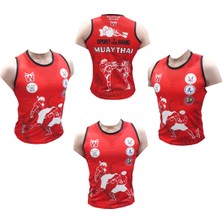 WhiteFace Muay Thai Tişörtü & Muay Thai Atleti & Muaythai Maç Tişörtü & Muaythai Maç Atleti & Muaythaı