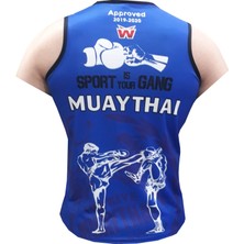 WhiteFace Muay Thai Atlet & Muay Thai Tişört & Muaythai Maç Tişörtü & Muay Thai Maç Atleti