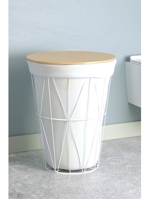 Tekno-tel Teknotel  Bezli 2 Adet Organizer Sepet Beyaz MG012