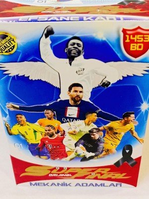 1453 Bd Süper Final Mekanik Adamlar Futbolcu Kartları En Son Seri 25 Paket 3'lü (75 Kart)