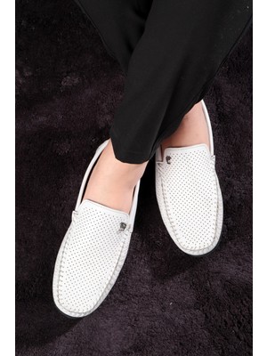 Ducavelli Fruga Hakiki Deri Erkek Günlük Ayakkabı, Loafer Ayakkabı, Hafif Ayakkabı	