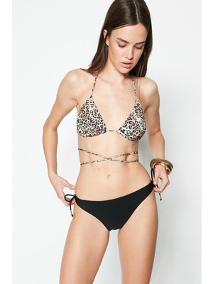 C&city Üçgen Bikini Takım 3218 Siyah/leopar