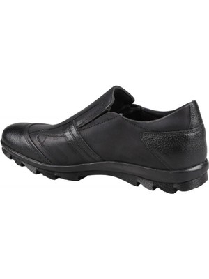 Fosco 3530 Hakiki Deri Siyah Erkek Günlük Ayakkabı