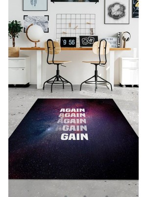 Homshtag Yine Kazan Dokuma Tabanlı Yıkanabilir Trader Halısı