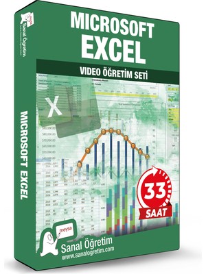 Sanal Öğretim Microsoft Excel Video Ders Eğitim Seti