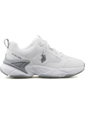 U.S. Polo Assn. Beyaz Kadın Sneaker Maybe Wmn 3fx