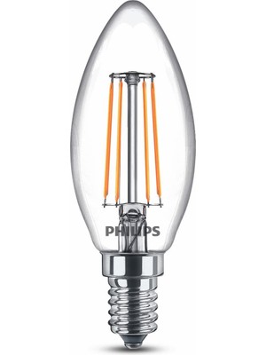 PHILIPS FILAMENT 40W E14 İNCE DUYLU MUM AMPUL GÜN IŞIĞI