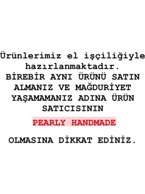 Pearly Handmade (H)Inci Kristal Toka Firkete Düğün Kına Nişan Nikah Gelin Tokası Topuz Tokası