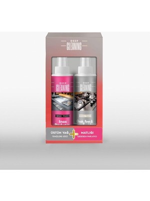 Arbalest Deep Cleaning Ocak Fırın & Yüzey Temizleyici + Inox Parlatıcı 2’li Set 250 ml