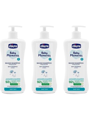Chicco 750 ml Bebek Şampuanı 3'lü Paketi