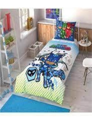 Taç Pj Masks Çek Canlandır Tek Kişilik Nevresim Takım