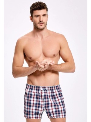 Ilke 02 Erkek Poplin Boxer 3 Adet