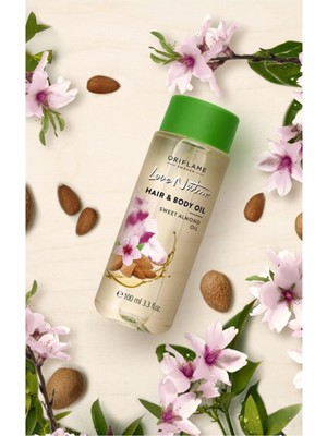 Oriflame Love Nature Tatlı Badem Özlü Saç ve Vücut Yağı