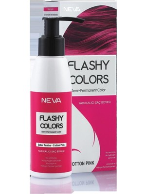 Flashy Colors Yarı Kalıcı Saç Boyası - Şeker Pembe 100 ml