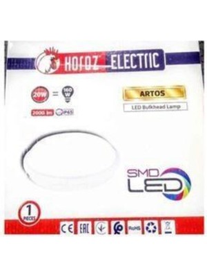 Horoz Elektrik Artos-20 Beyaz Kasa 6400K LED Armatür