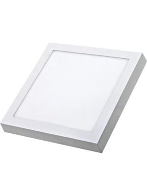 Cata 30 Watt Panel LED Armatür Sıva Üstü Kare Ct 5274 Beyaz Işık 6400K Alüminyum Kasa