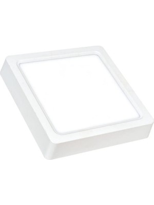 Ack AP04-01810 18W Kare Sıva Üstü LED Panel 4000K Ilık Beyaz
