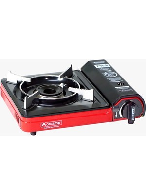 EKS Ticaret Orcamp Tekli Portatif Kamp Ocak Gaz Stop Emniyetli Ck 505 Gri Renk