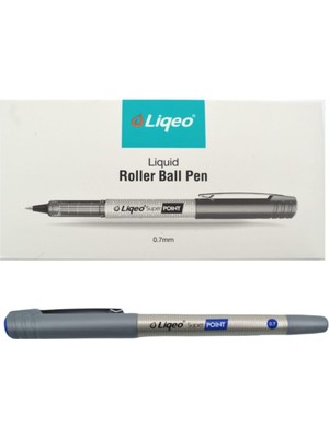 Liqeo Super Point Roller Kalem 0.7mm Mavi 12 Adet