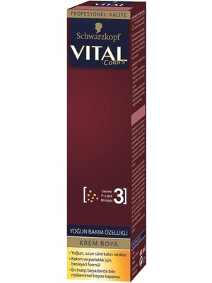 Vital Colors Krem Saç Boyası 6-3 Altın Kumral - 60 ml