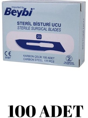 Muhtelif Beybi - Biistüri Ucu No : 20 - 100 Adet