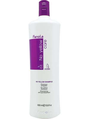 Fanola No Yellow Belirginleştirici Şampuan 1000 ml Bitki Özlü Çocuklar İçin Özel Formül