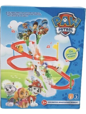 Mega Oyuncak Paw Patrol Döndolaş Yürüyen Merdiven Çıkan Kayan Köpekler Müzikli
