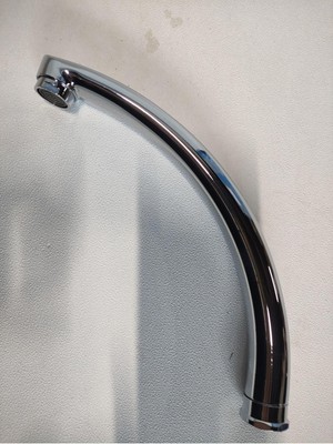 EC Shop Yükselinsaatyapımarket Batarya Başlığı Kuğu 31 cm Uzunluk Krom Batarya Başlik 31 cm