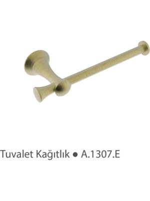 Duxxa Art Deluxe Antik Sarı Tuvalet Kağıtlık Kapaksız A.1307.E