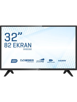 Onvo OV32102 32" 81 Ekran Uydu Alıcılı HD Ready LED TV