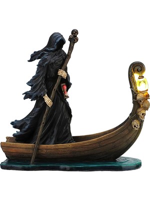 Rakun Home Mitoloji Serisi / Charon - Yeraltı Dünyasının Kayıkçısı (LED Fenerli)
