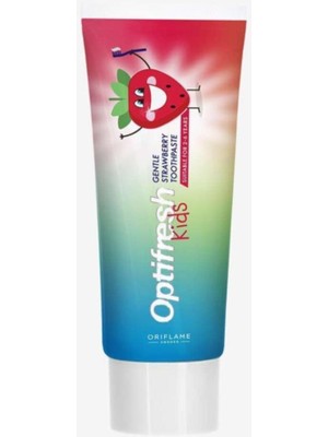 Oriflame Optifresh Kids Çilek Aroma Özlü Diş Macunu Çocuklar İçin Nazik Temizlik 2-6 Yaş