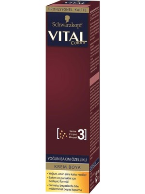 Vital Colors Krem Saç Boyası P-11 Koyu