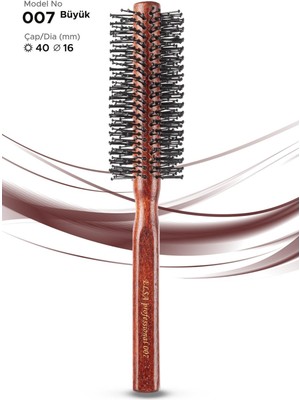 Elsa Professional 007 Büyük Fön Fırçası 40 mm Çapı ile Kolay Kullanım ve Yıpratmadan Tarama
